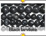 Black Stripe Onyx Agate Round Beads