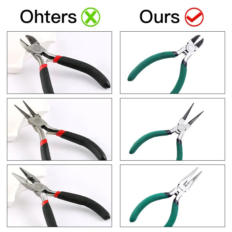 Jewelry Making Pliers Set with Cutter