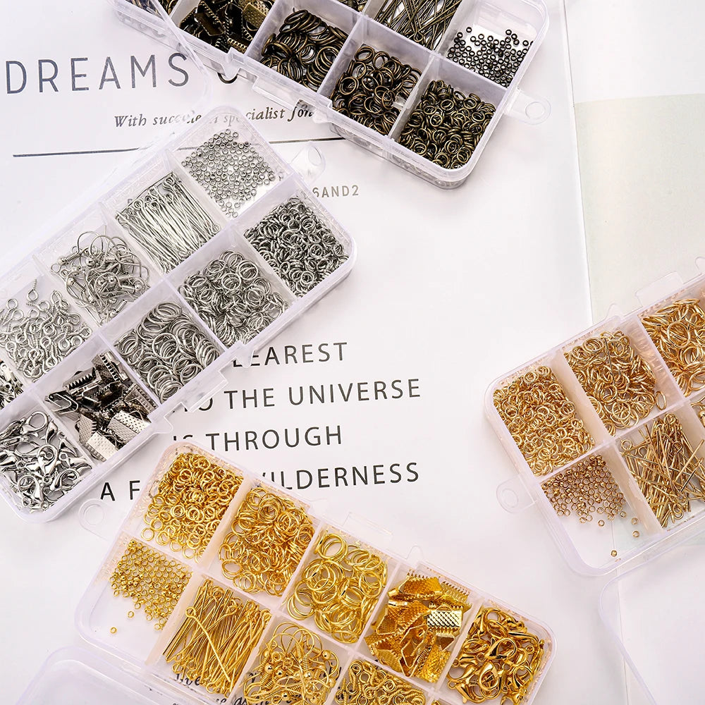 Alloy Jewelry Findings Kit – DIY Repair & Making Set