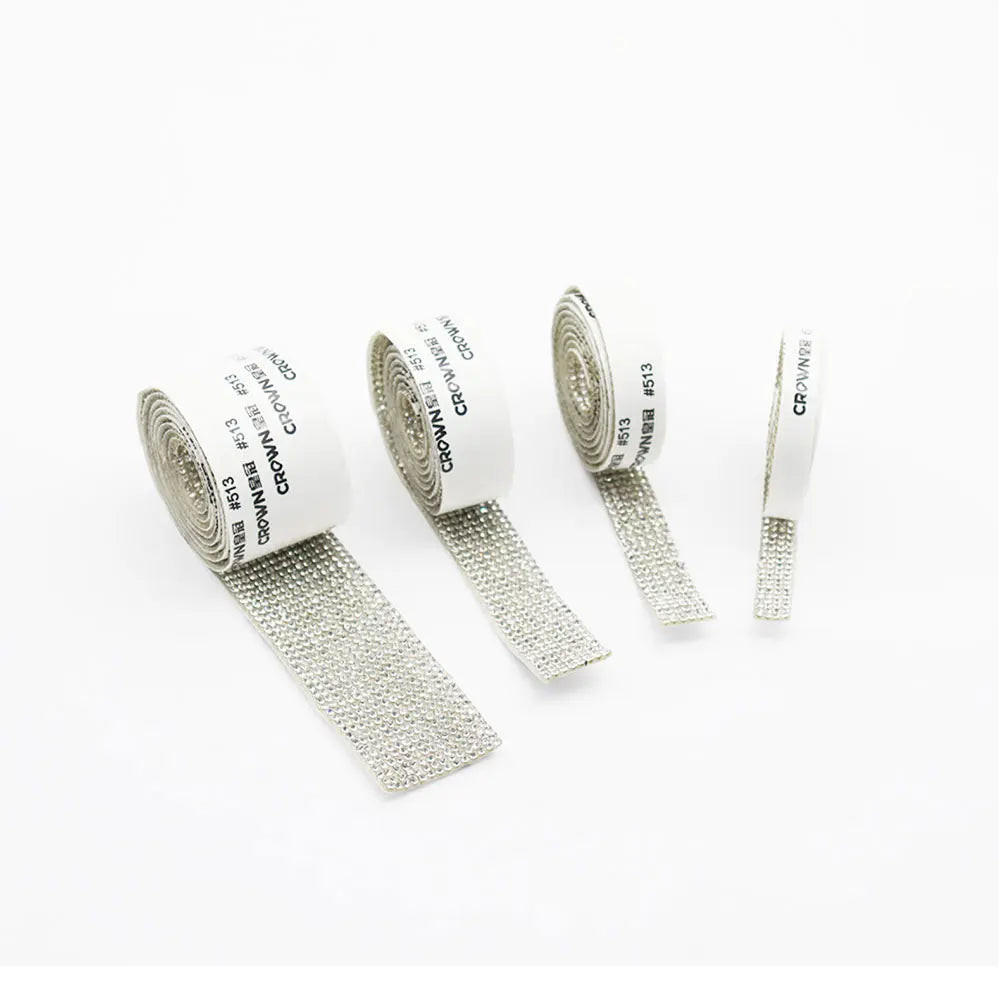 Crystal Rhinestone Sticker Strips – Self-Adhesive DIY Decor