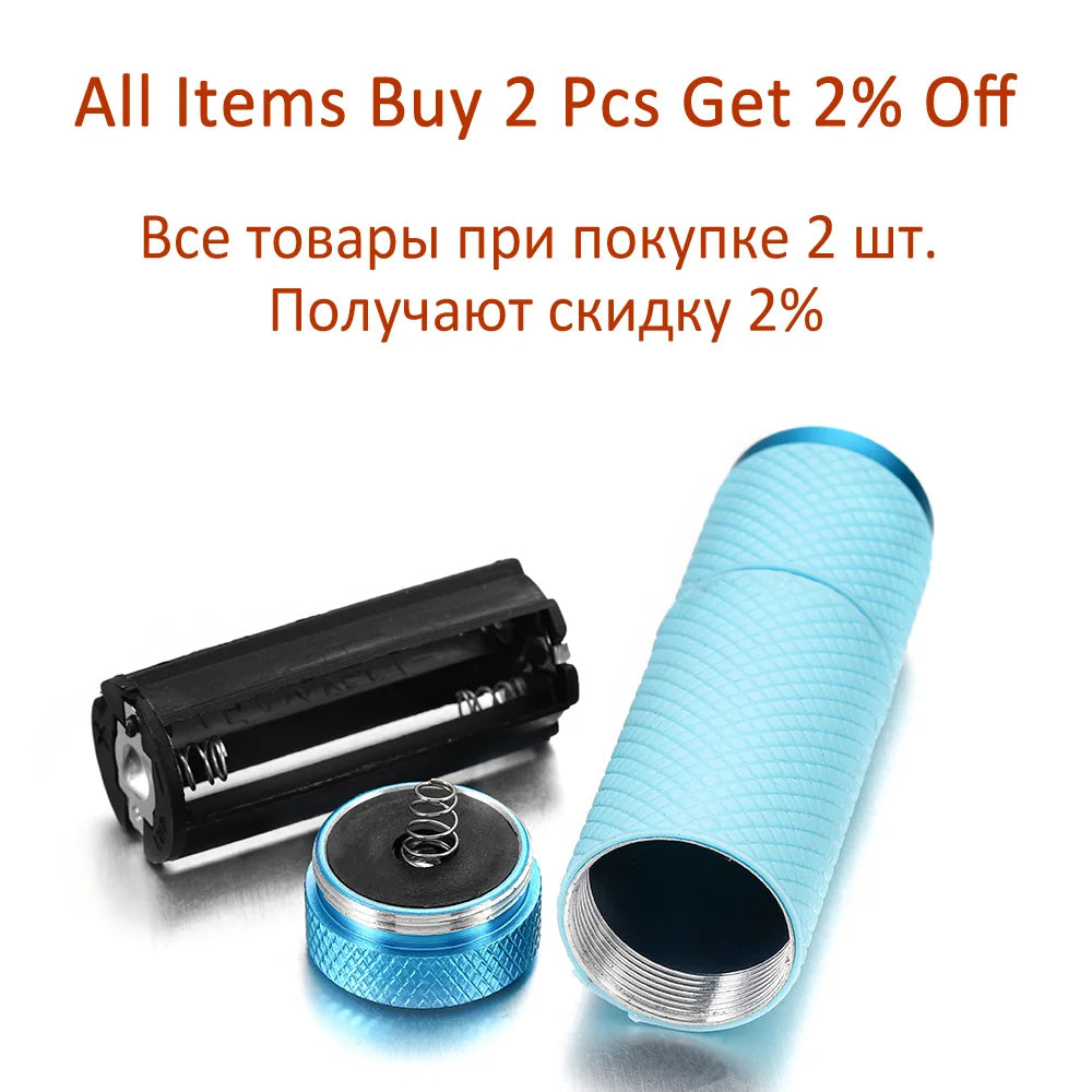 9 LED UV Flashlight – Curing Tool for Resin & Jewelry DIY