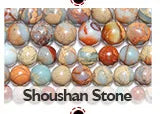 Black Stripe Onyx Agate Round Beads