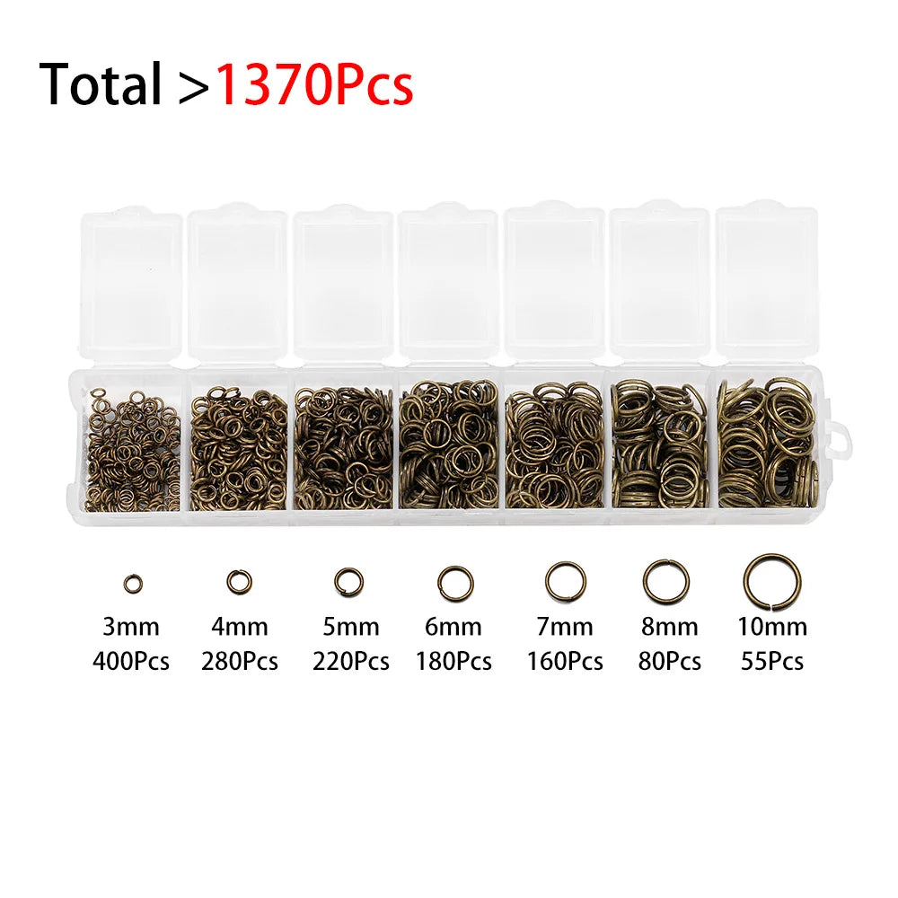 Alloy Jewelry Findings Kit – DIY Repair & Making Set