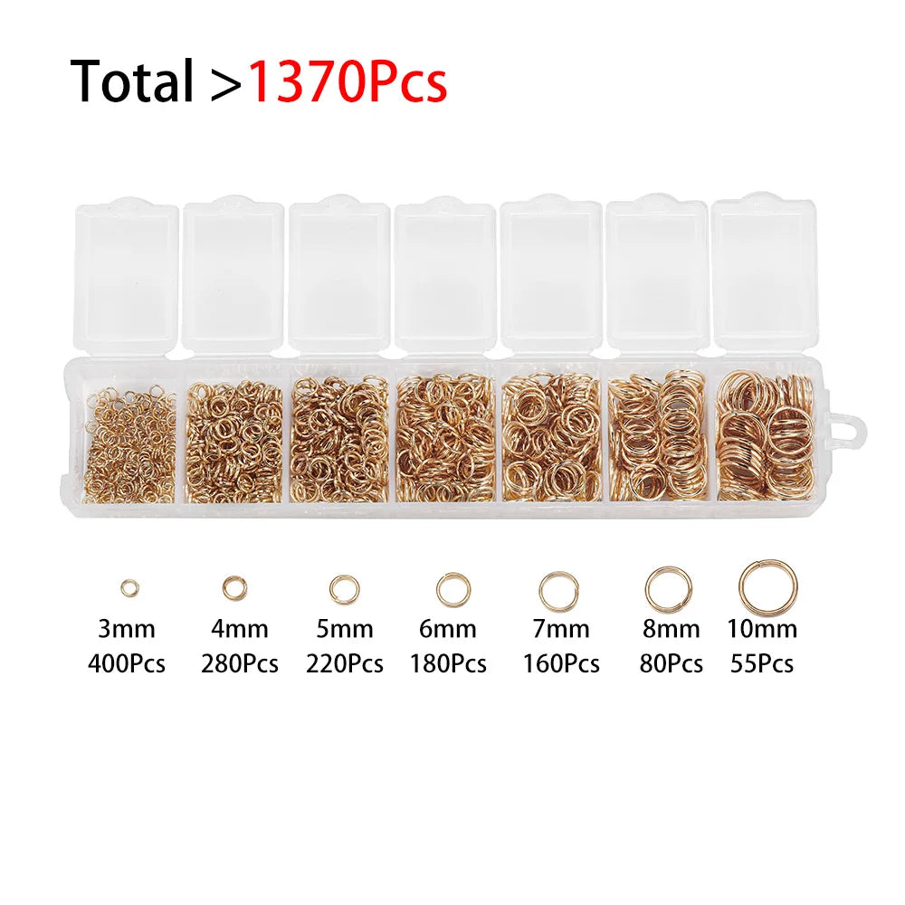 Alloy Jewelry Findings Kit – DIY Repair & Making Set