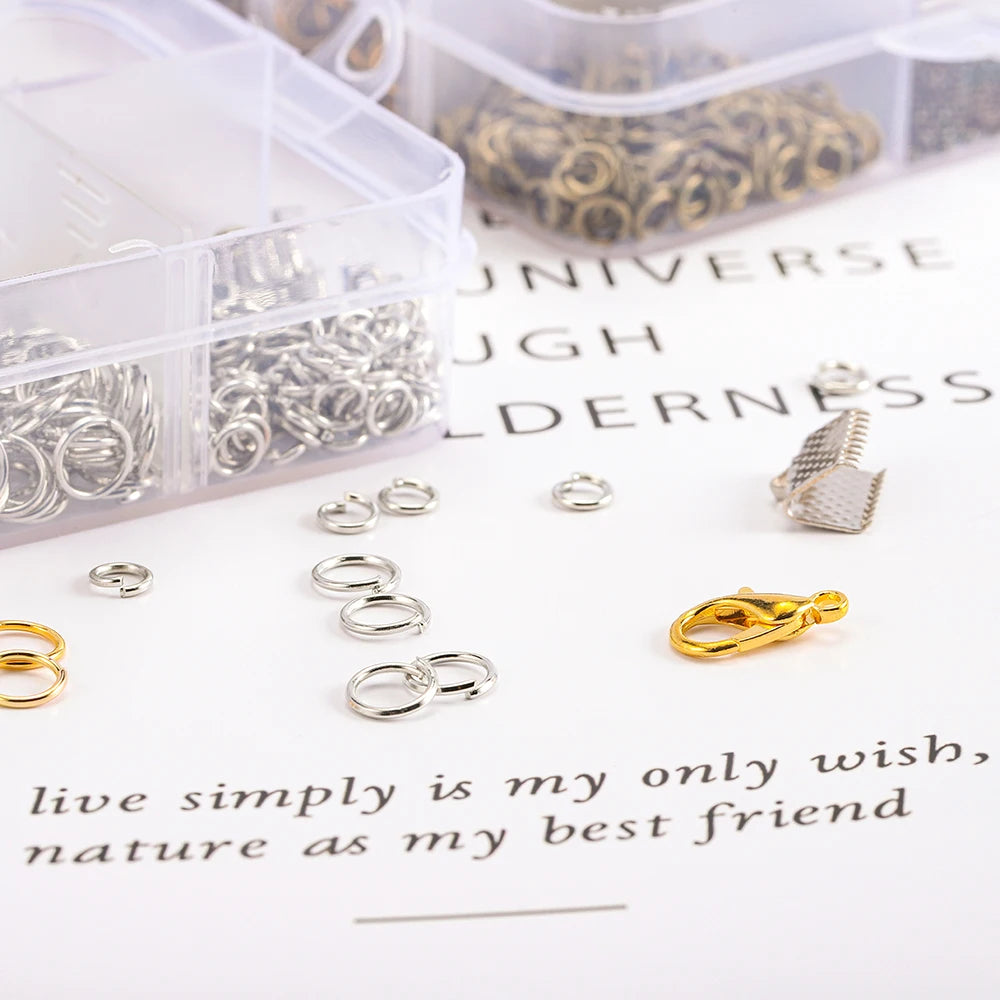 Alloy Jewelry Findings Kit – DIY Repair & Making Set