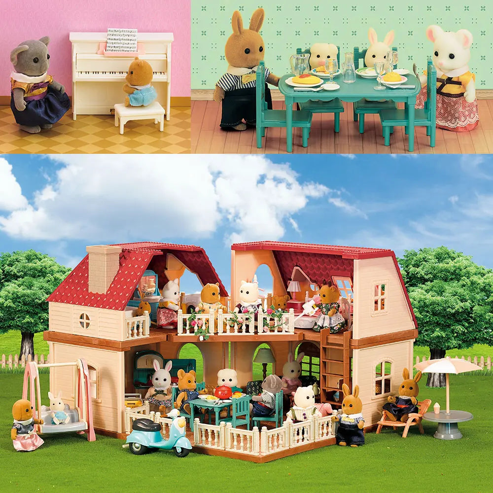 Forest Family Villa Dollhouse Playset