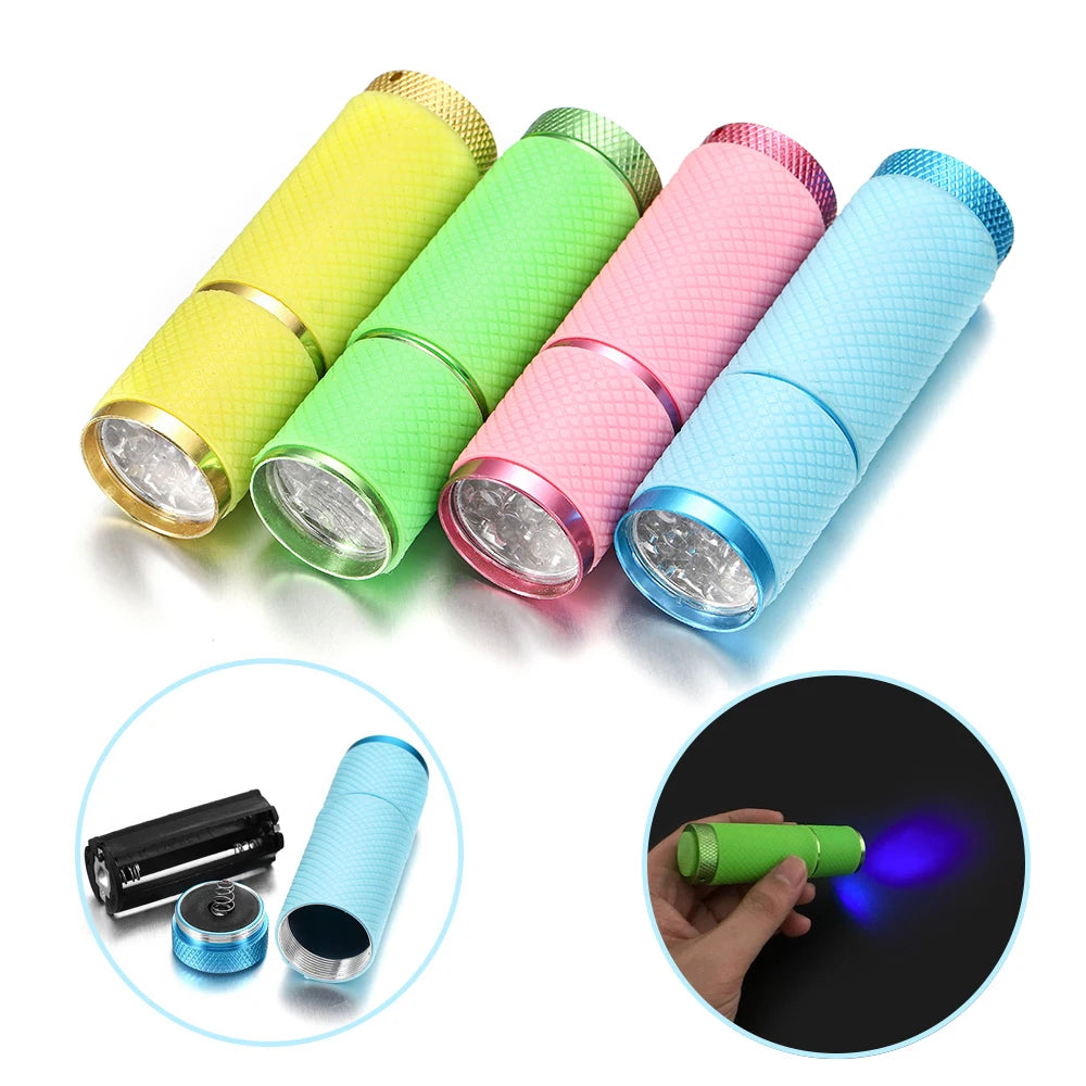 9 LED UV Flashlight – Curing Tool for Resin & Jewelry DIY