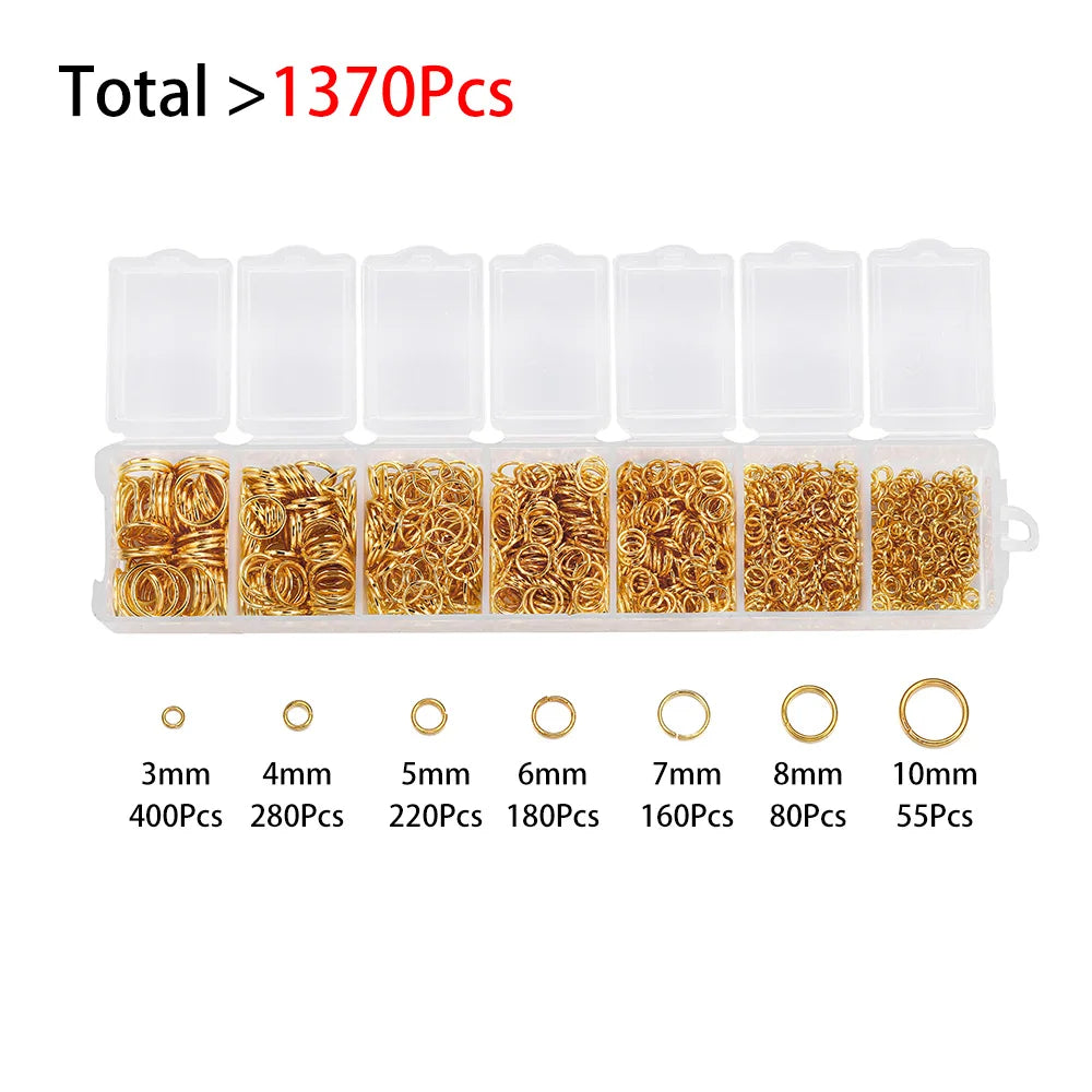 Alloy Jewelry Findings Kit – DIY Repair & Making Set