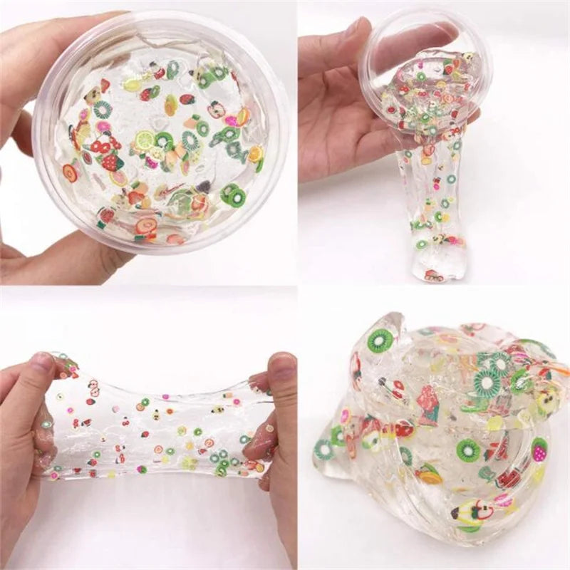 1000pcs Polymer Clay Fruit Slices for Crafts