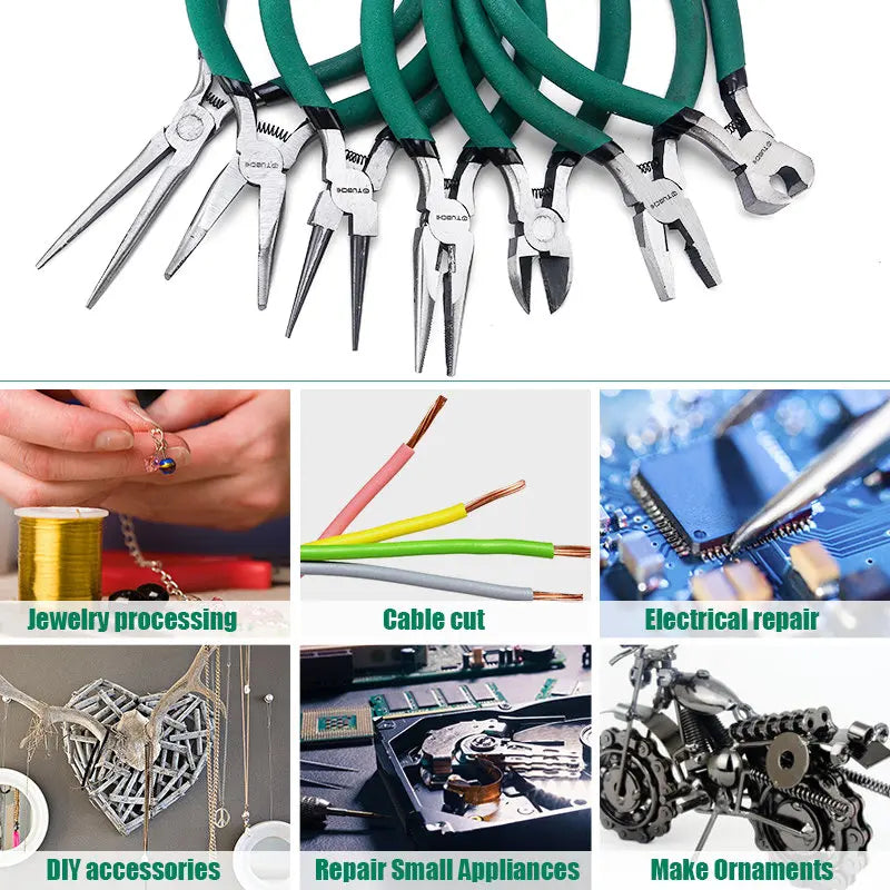 Jewelry Making Pliers Set with Cutter