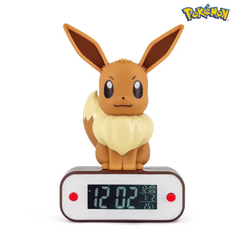 Pokémon Eevee 3D Light-Up Alarm Clock