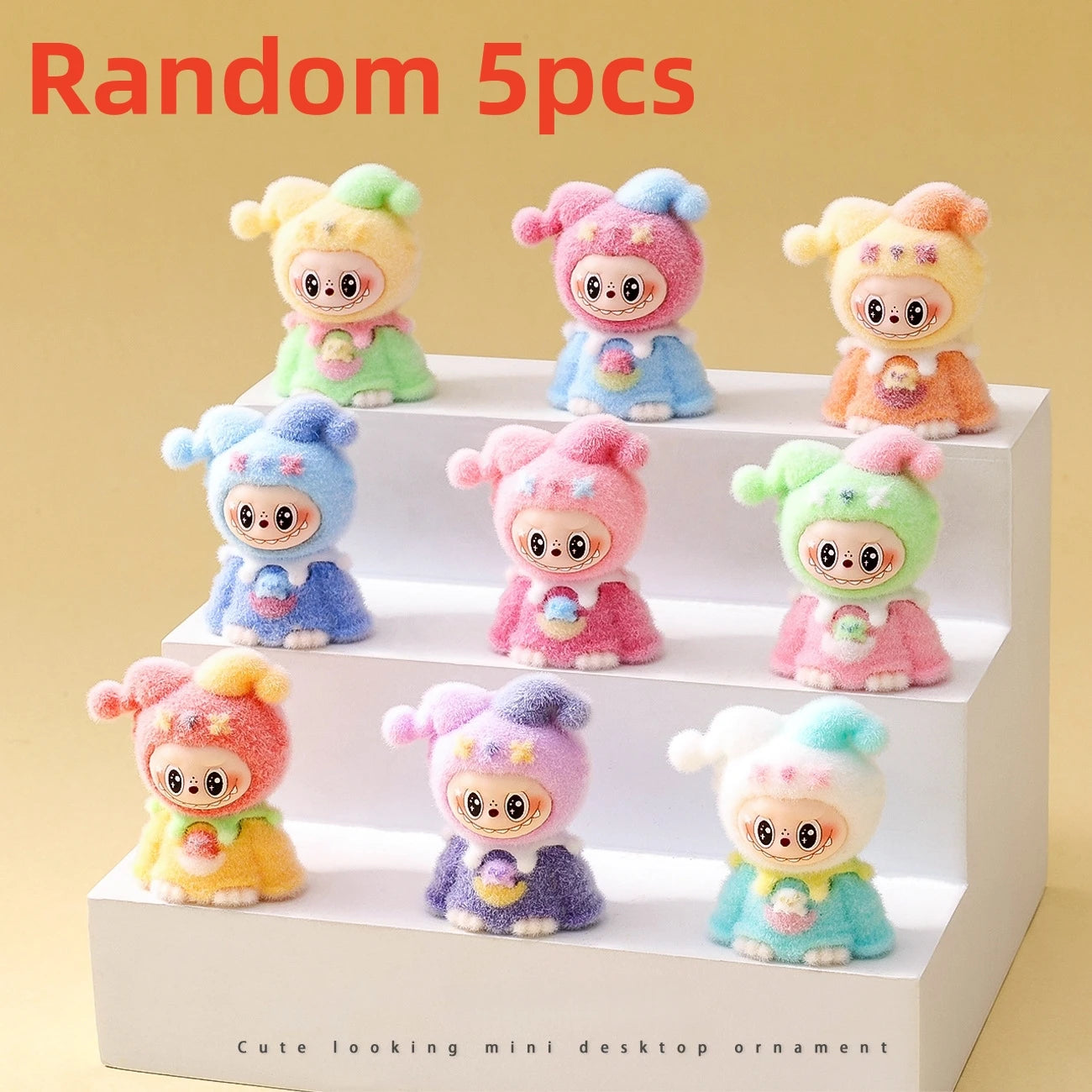 Cute Bunny Mini Figures – Anime Ornaments & Blind Box Dolls