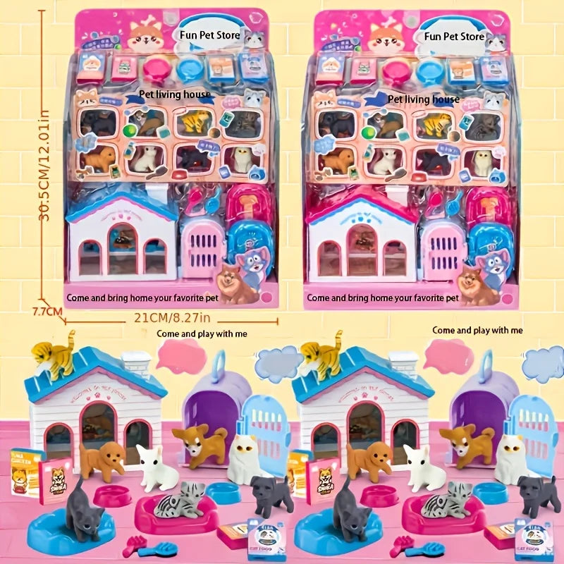 Mini Cash Register & Vending Toy Set for Kids