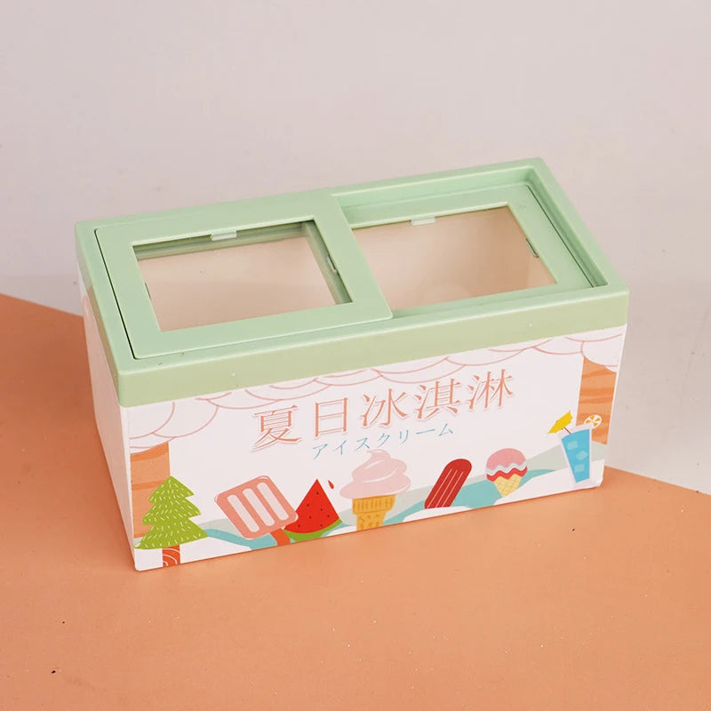 1:12 Mini White Cupboard – Dollhouse Display & Storage Cabinet