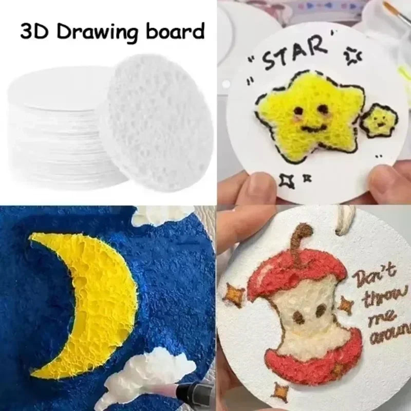 3D Magic Drawing Sponge Canvas for Kids