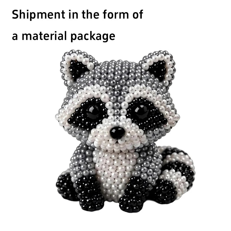 3D Beaded Bird DIY Craft Kit – Handmade Animal Beading Set