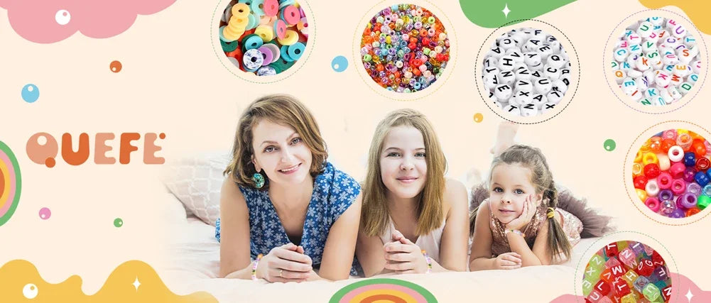500pcs Kids Bead Kit – DIY Jewelry Making Set for Girls