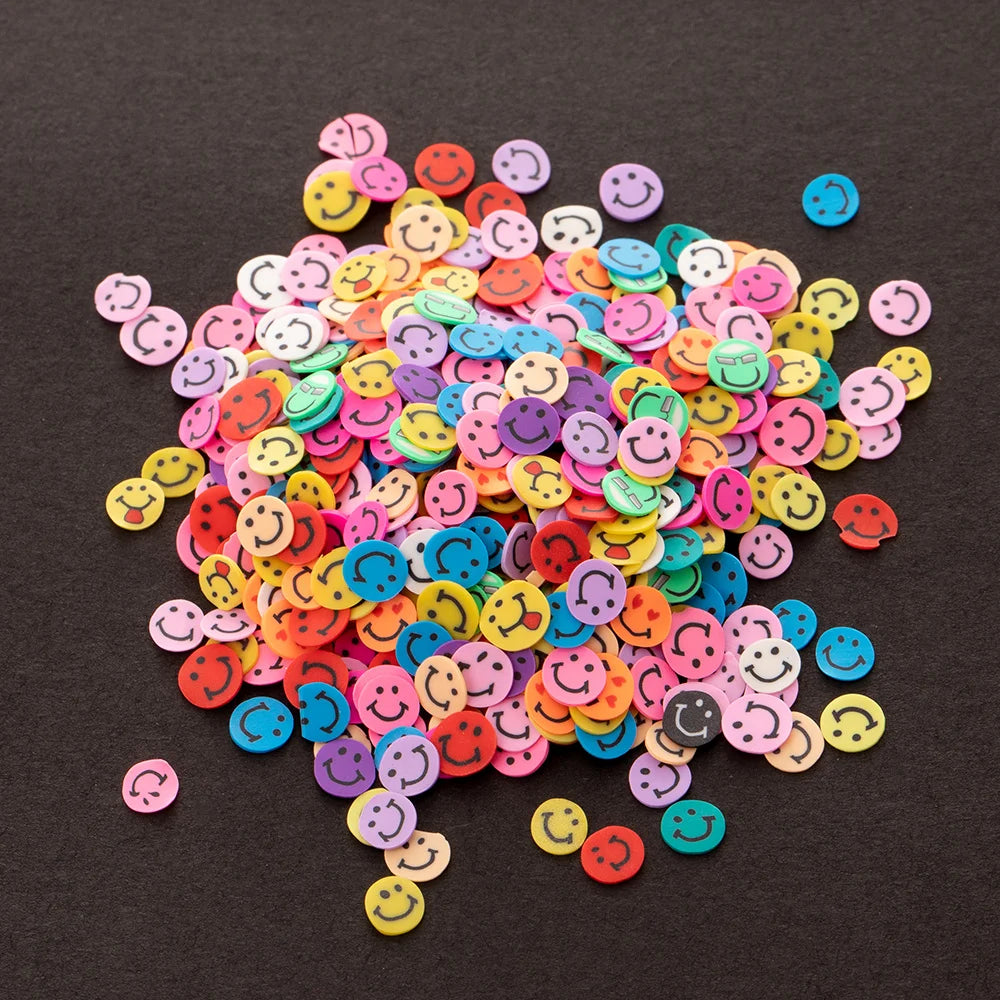 1000pcs Polymer Clay Fruit Slices for Crafts