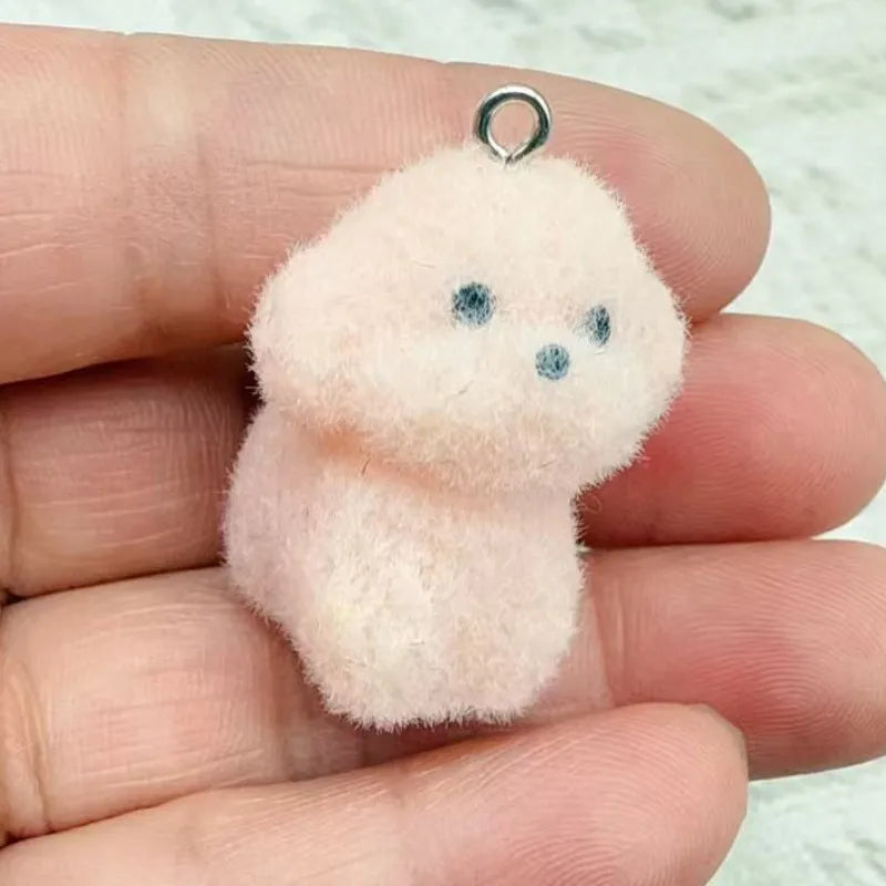 5-Piece 3D Animal Resin Charms – DIY Jewelry Set