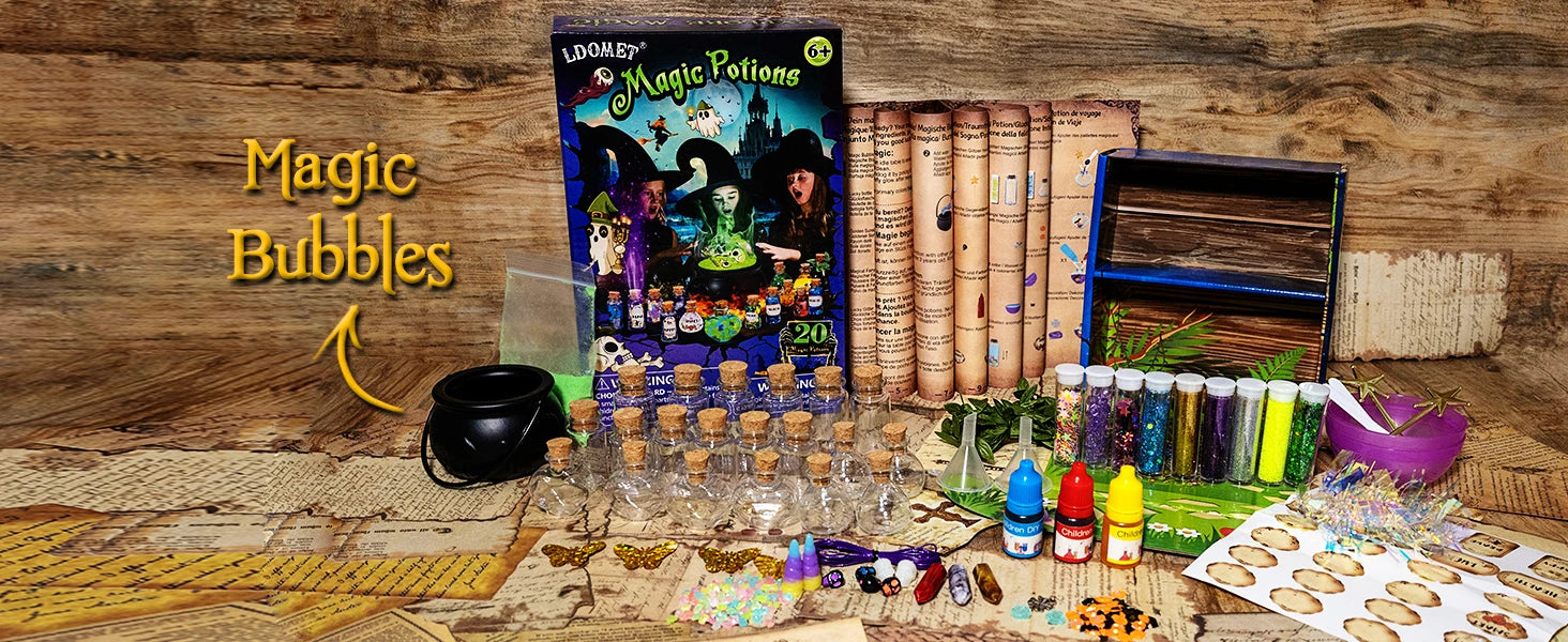 DIY Fairy & Witches' Magical Potions Kit