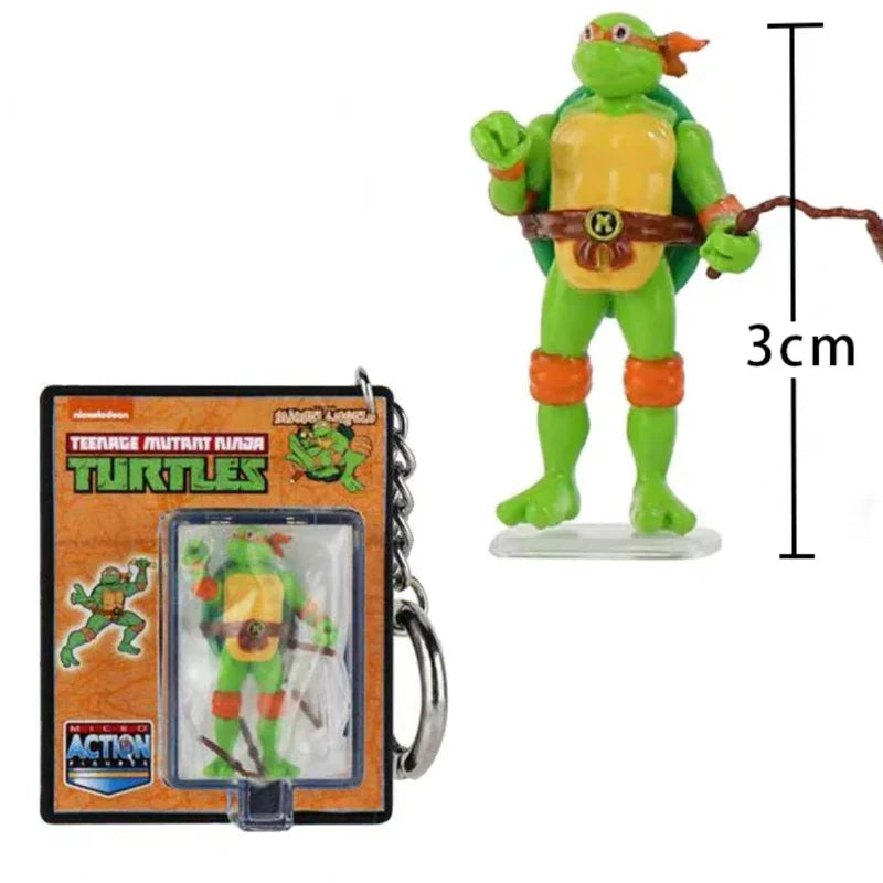 Mini TMNT Figures – Classic Leonardo, Donatello, Raphael Set