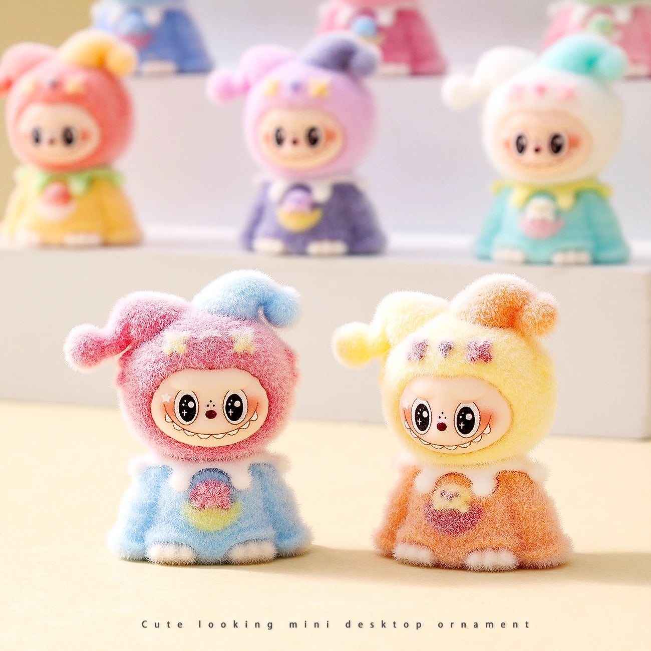 Cute Bunny Mini Figures – Anime Ornaments & Blind Box Dolls