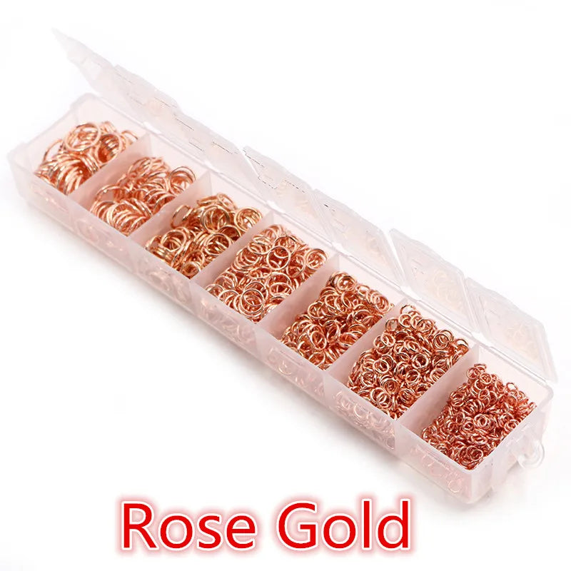 Assorted Jump Ring Set – 8 Colors, 3–10mm