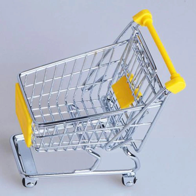 Mini Shopping Cart Desktop Model Toy