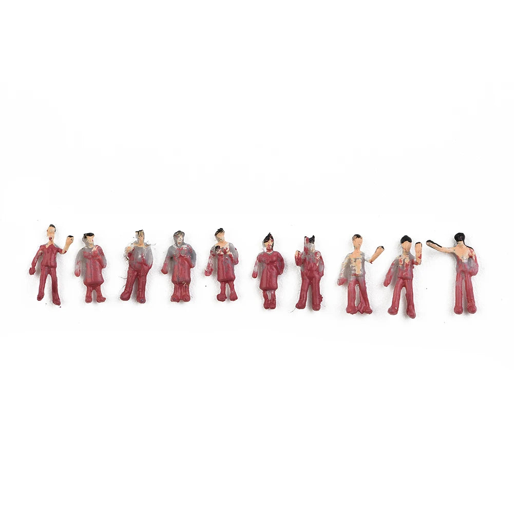 100pcs 1:200 Scale People Figures – DIY Model Building Characters