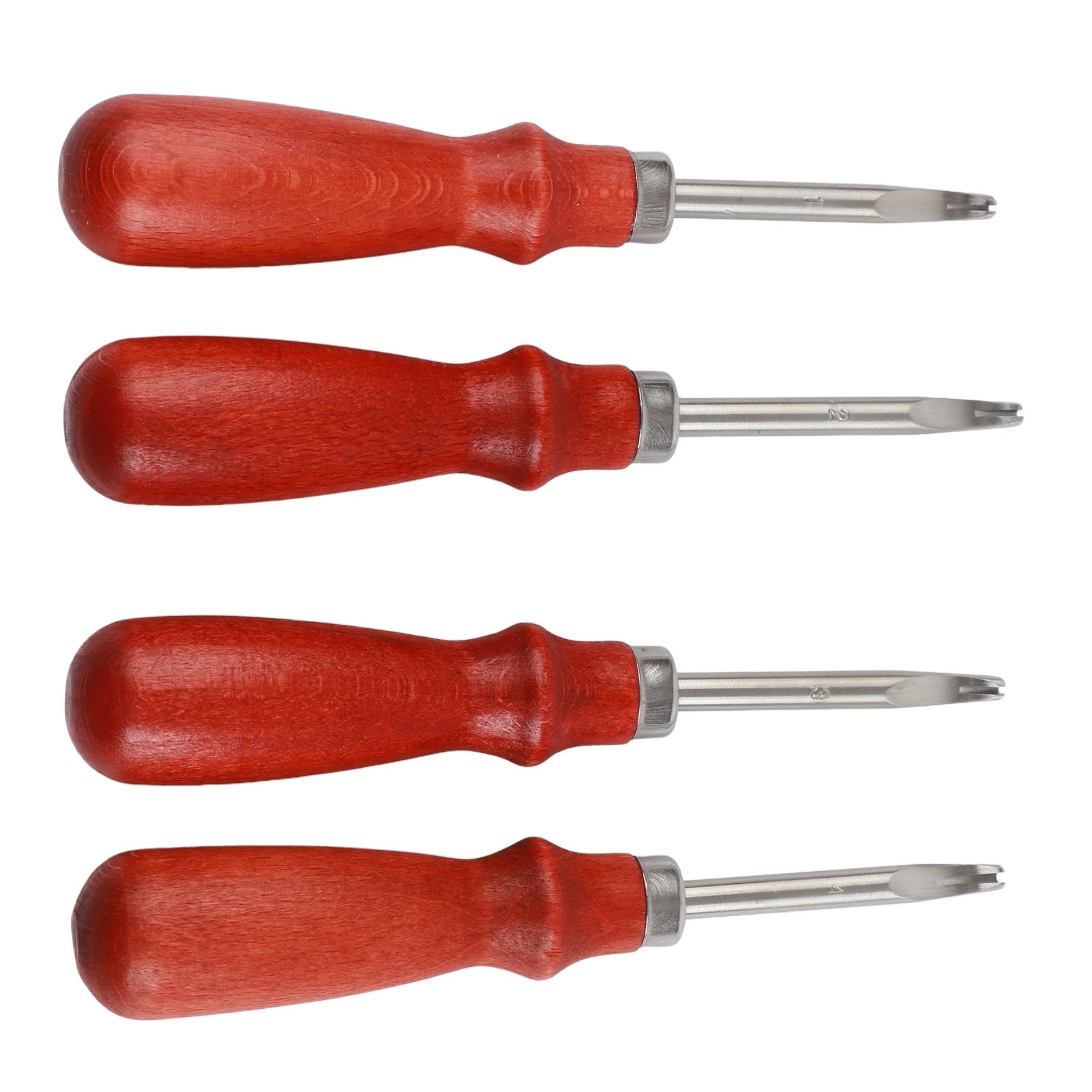 4PCS Leather Edge Beveling Tool Kit