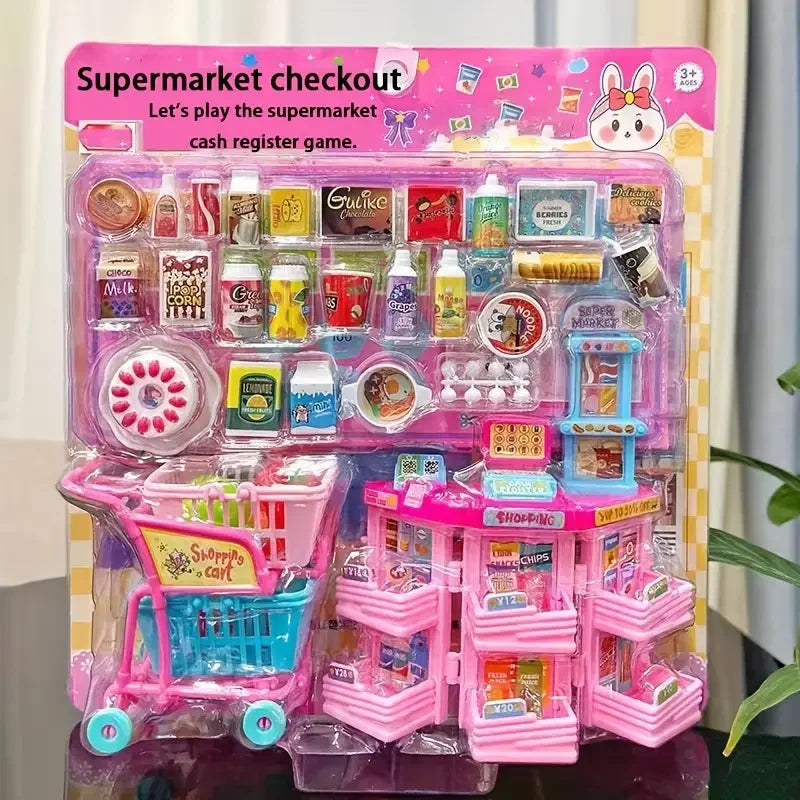 Mini Cash Register & Vending Toy Set for Kids