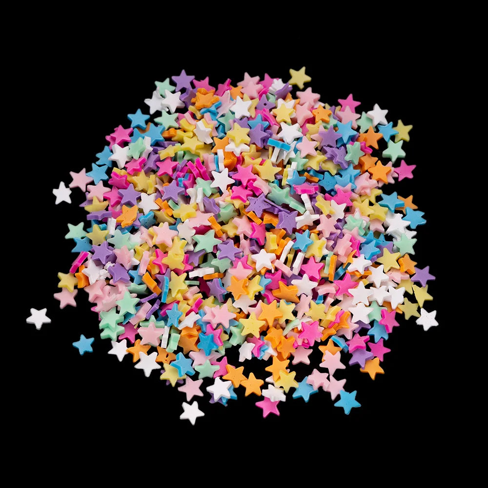 1000pcs Polymer Clay Fruit Slices for Crafts