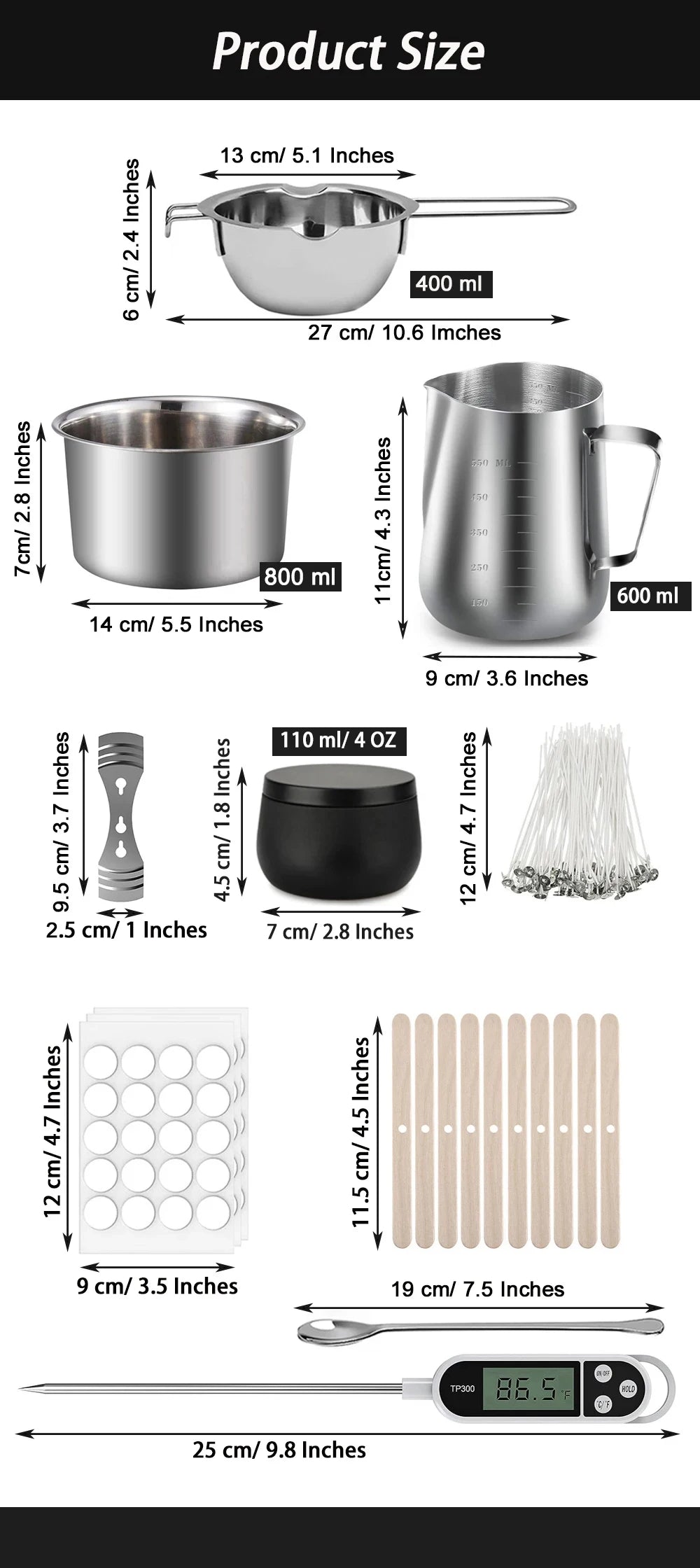 Complete DIY Aromatic Candle Making Kit
