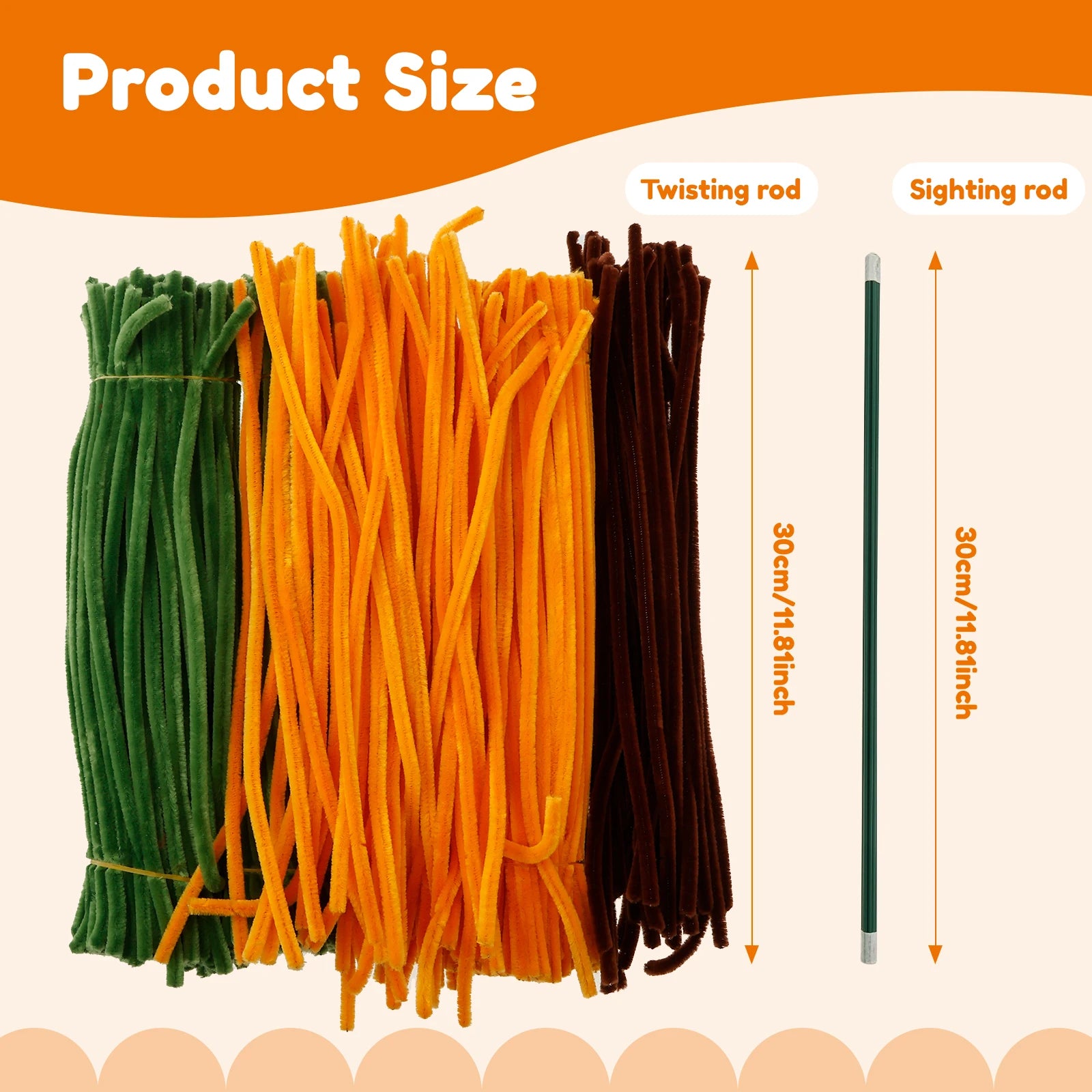 400/700pcs Pipe Cleaner Craft Kit