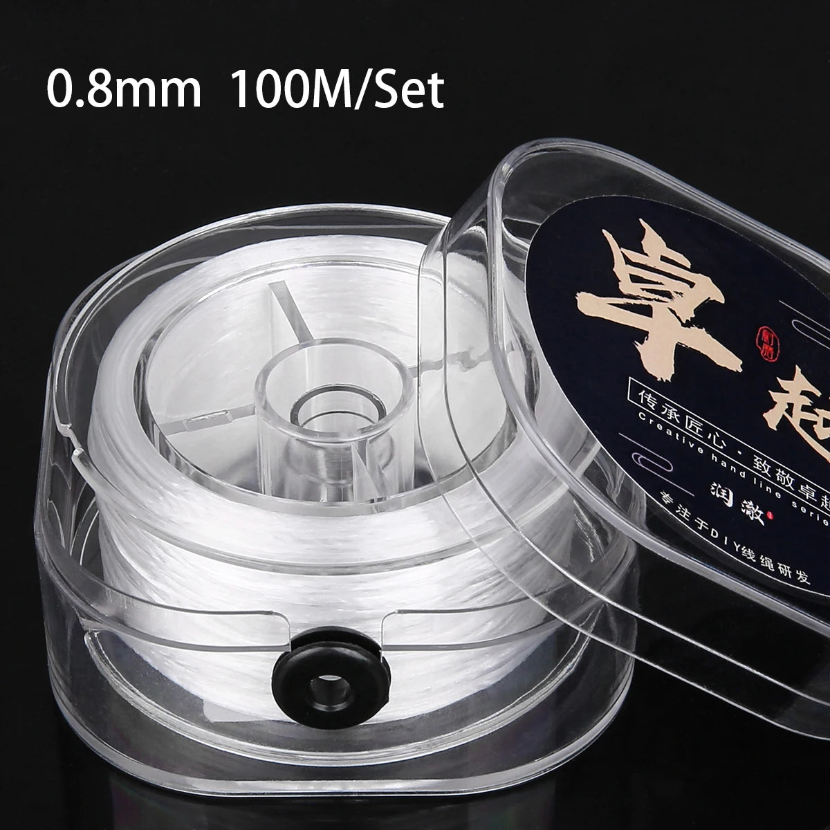 100M Elastic Beading Cord – 0.8mm Stretch String for Jewelry DIY