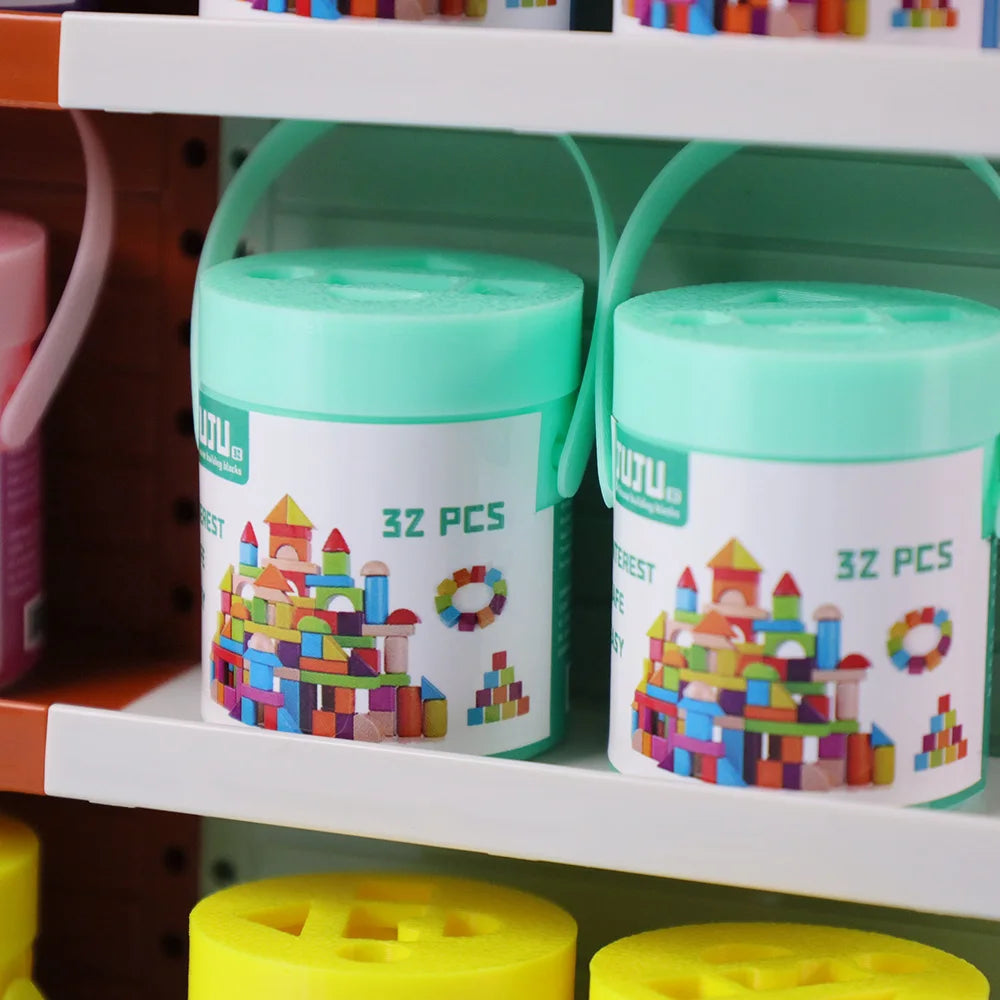 1/12 Mini Drum & Puzzle Set – Dollhouse Accessories for BJD/OB11