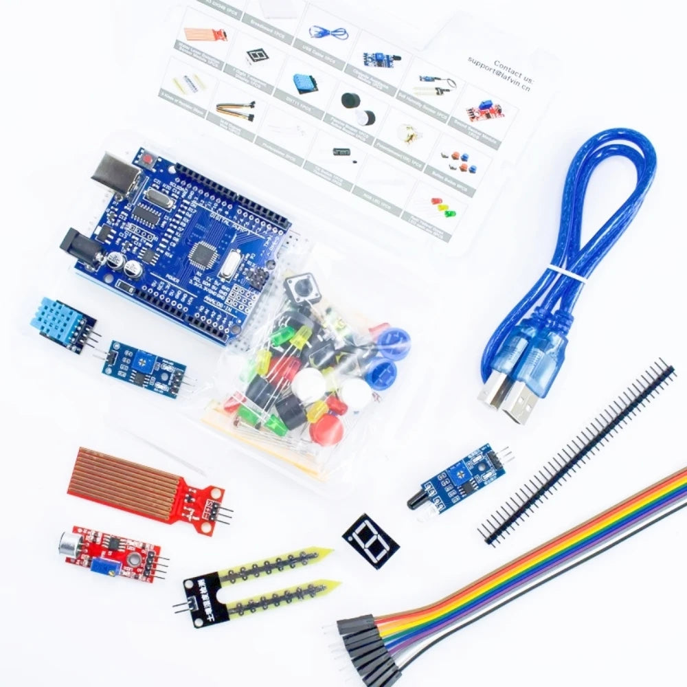 400 Tie-Point Breadboard Starter Kit – Arduino DIY Set