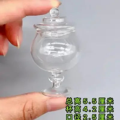 1:12 Mini Dollhouse Cookies in Glass Jar