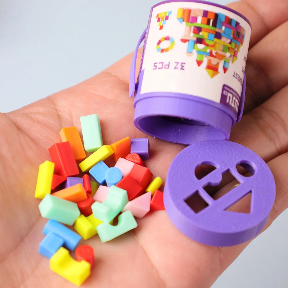 1/12 Mini Drum & Puzzle Set – Dollhouse Accessories for BJD/OB11