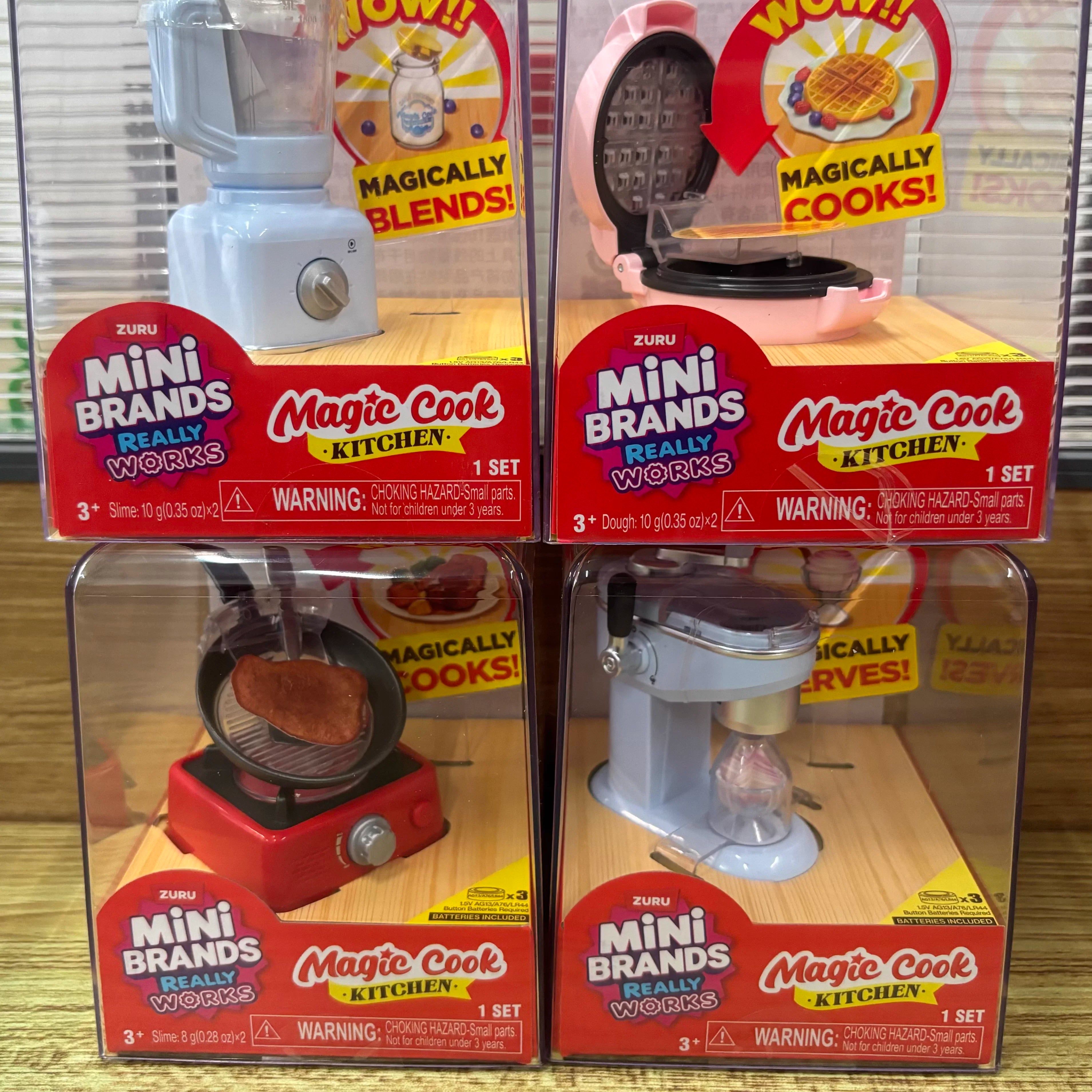 ZURU Mini Brands Magic Cook Kitchen Series Blind Box Toy Set