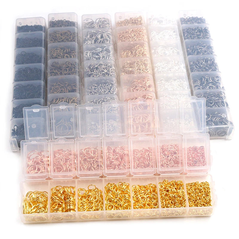 Assorted Jump Ring Set – 8 Colors, 3–10mm