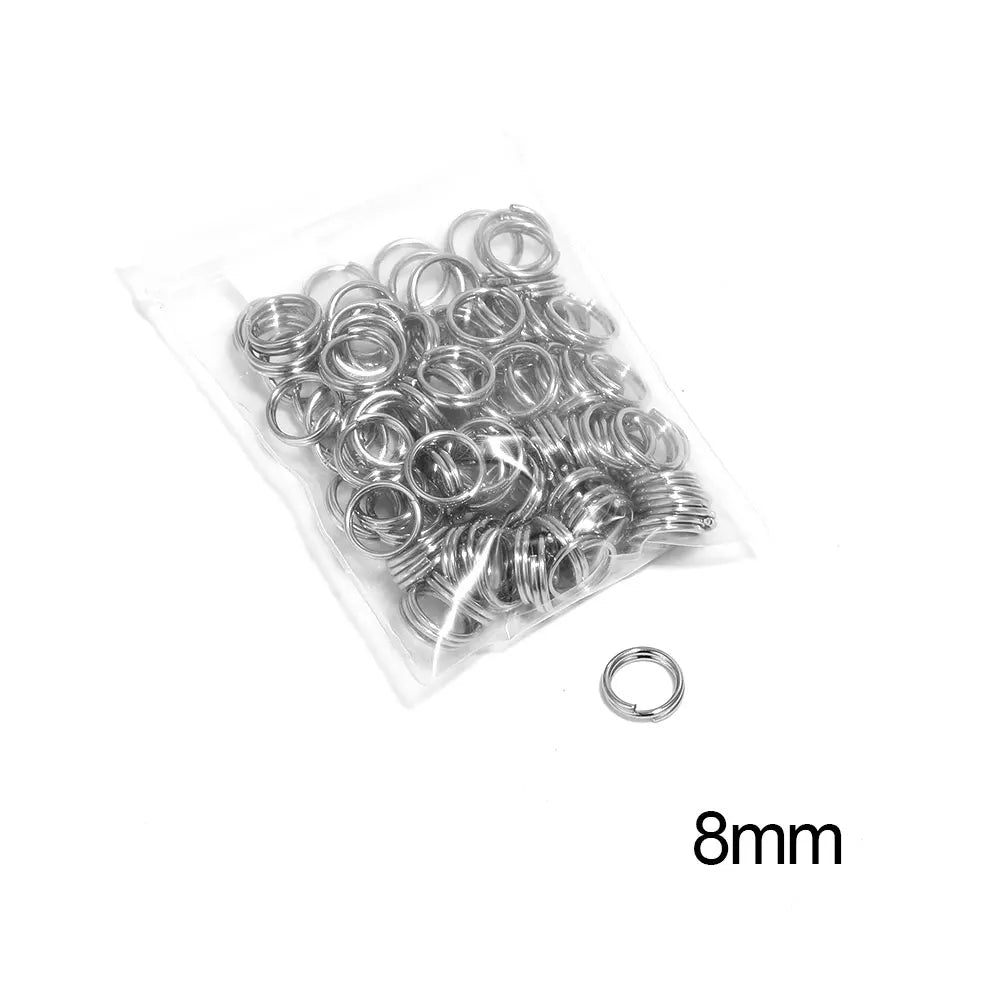 100Pcs Stainless Steel Jump Rings for DIY Jewelry