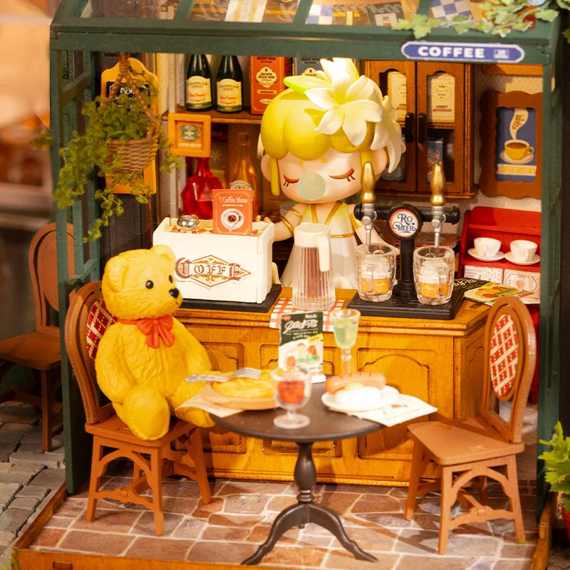 Robotime Rolife Tipsy Restaurant Miniature Kit