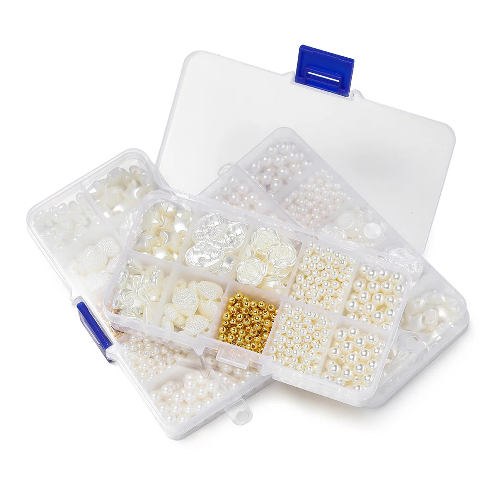 747pcs Imitation Pearl Beads Set – Jewelry Making Kit