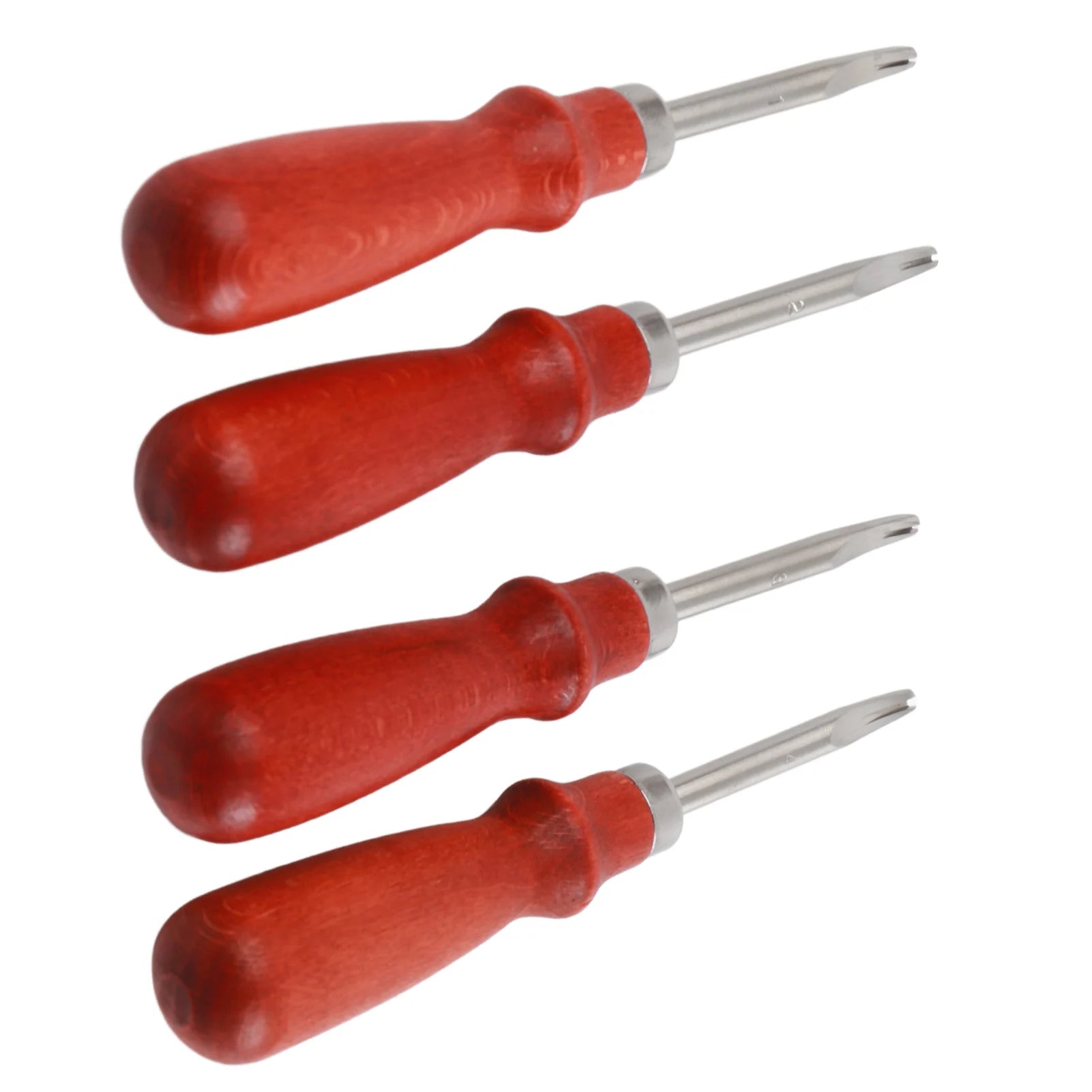4PCS Leather Edge Beveling Tool Kit
