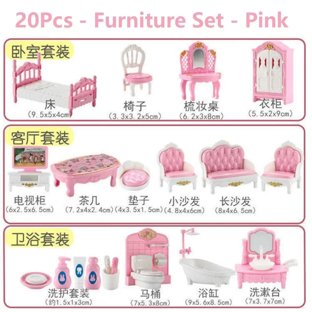 10pcs Kawaii Mini Kitchen Set – Dollhouse Accessories for Girls