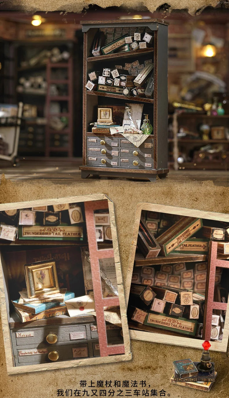 Magic Shop DIY Miniature Wooden Dollhouse Kit