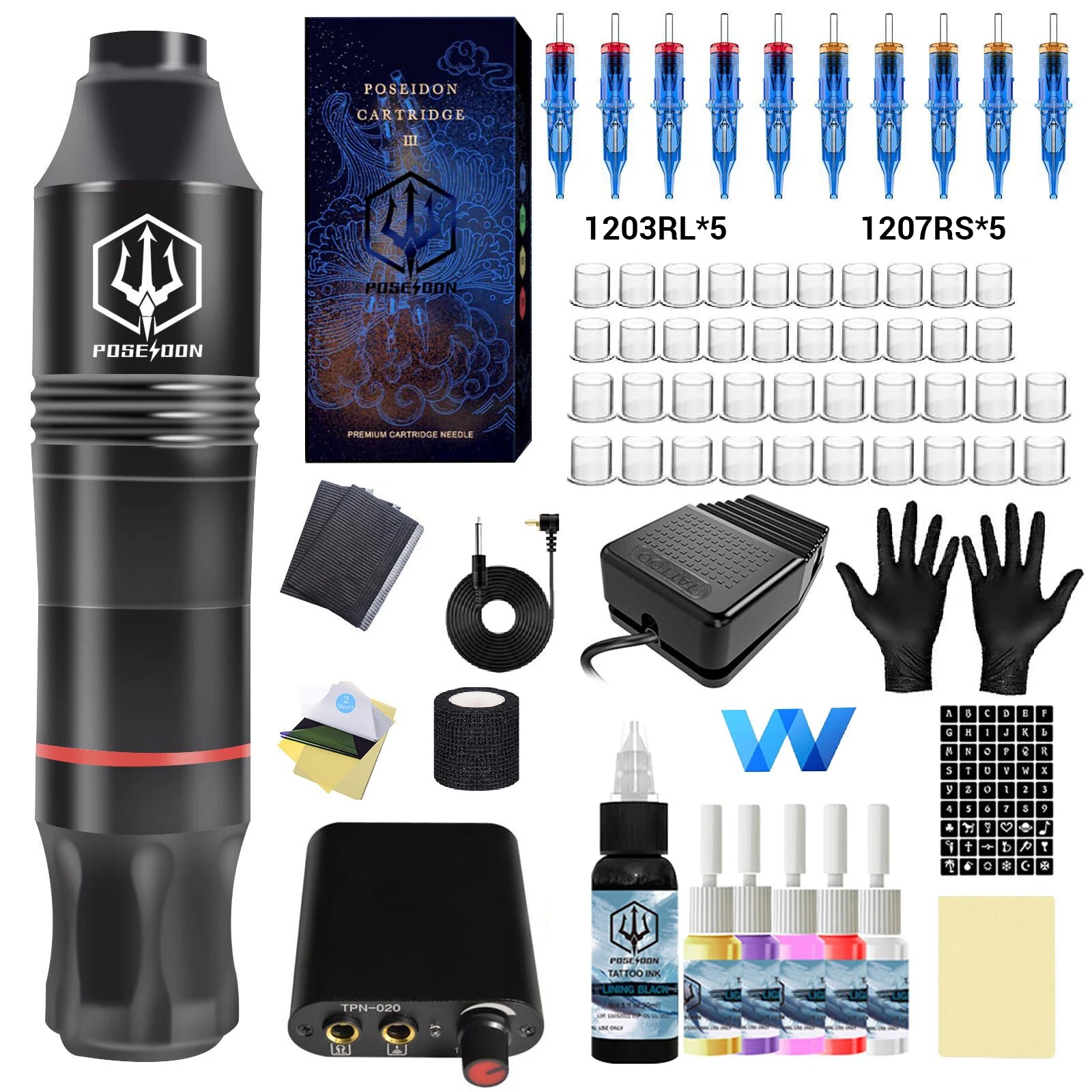 POSEIDON Wireless Tattoo Pen Kit