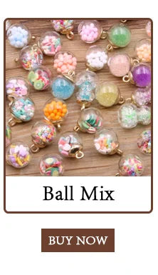 10pcs Glitter Star Lollipop Resin Charms