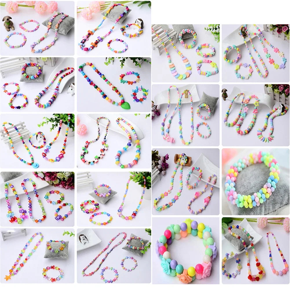 500pcs Kids Bead Kit – DIY Jewelry Making Set for Girls